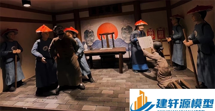 渝中陈规除恶绅微缩场景